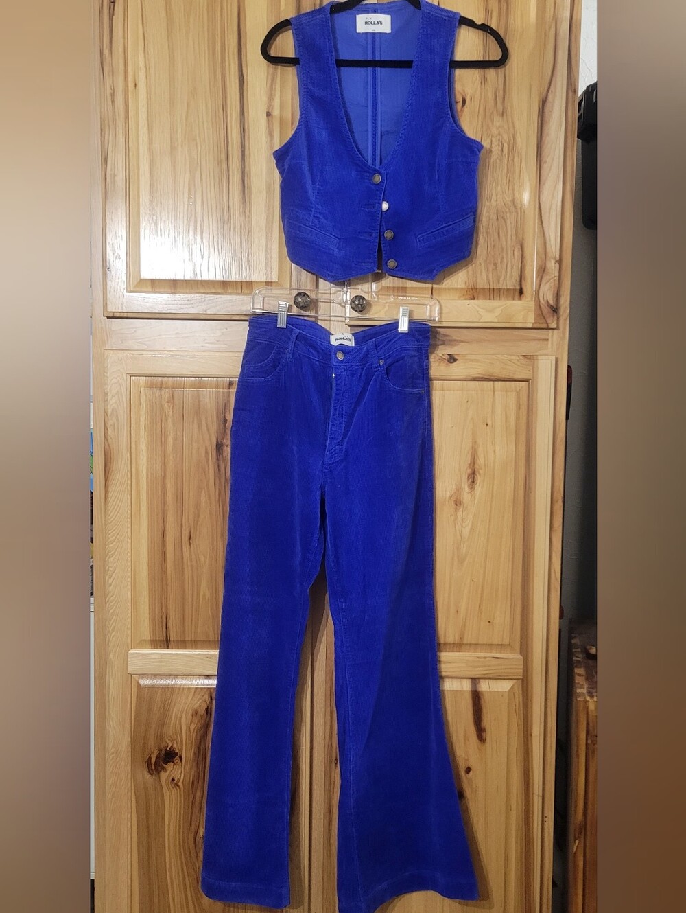 ROLLAS Dallas Eastcoast Electric Blu Vest And Pants